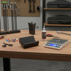 Arrow v block of archery grain scales. Arrow weighting holder.