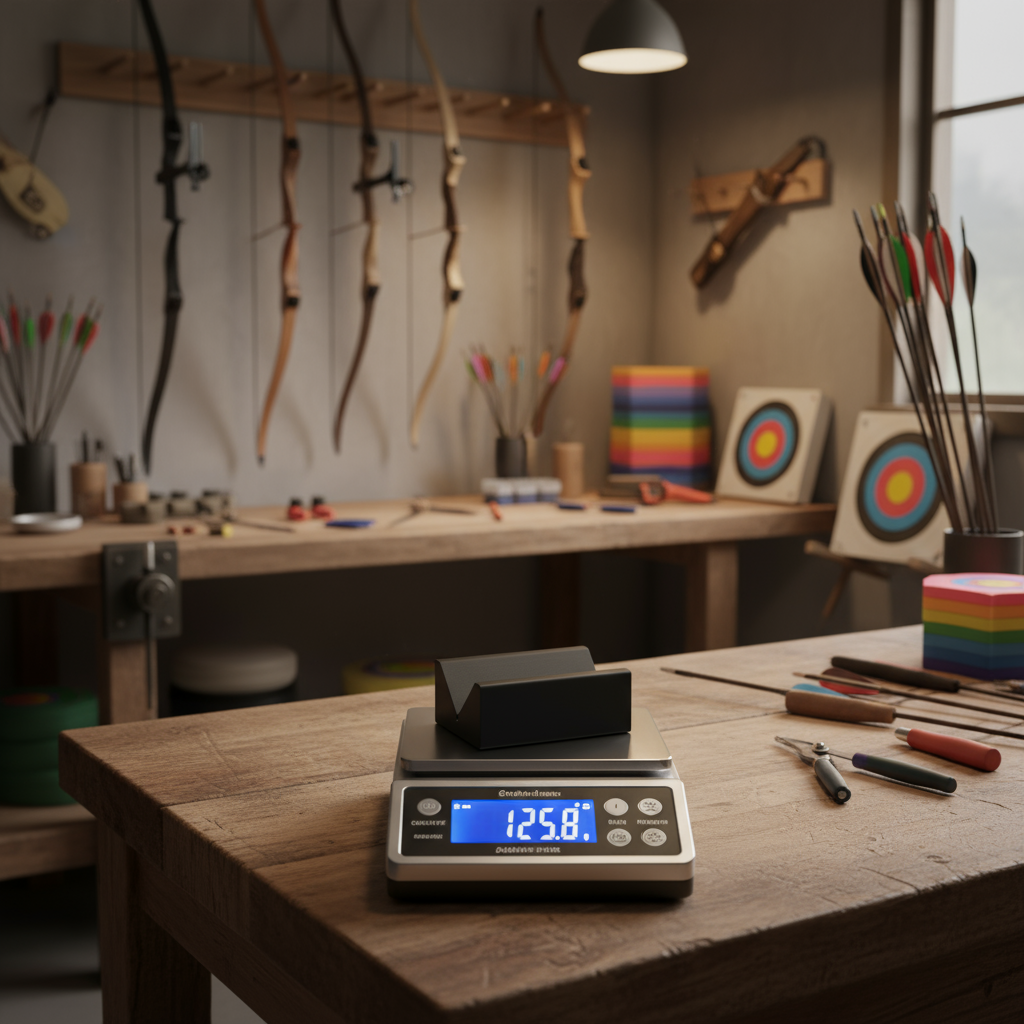 Weighing scale arrow v-block