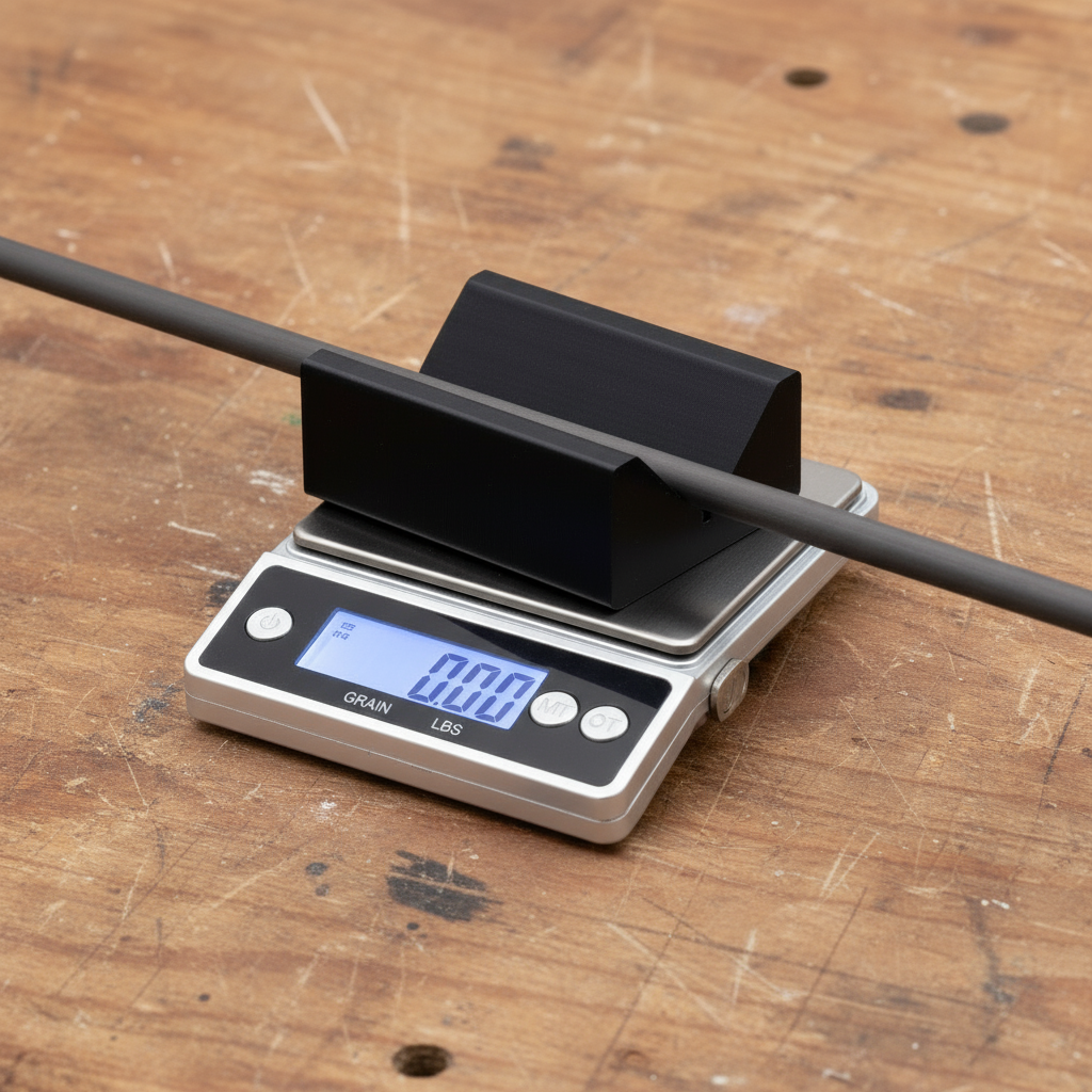 Weighing scale arrow v-block